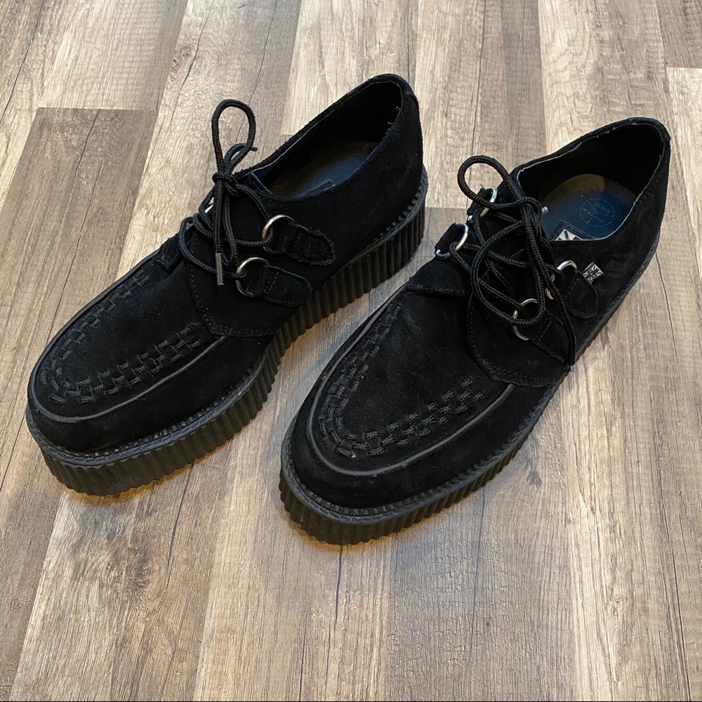 TUK Black Suede Mondo Creepers 10